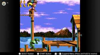 Screenshot of Donkey Kong Country 3 for the Super Nintendo on the Nintendo Switch Online service