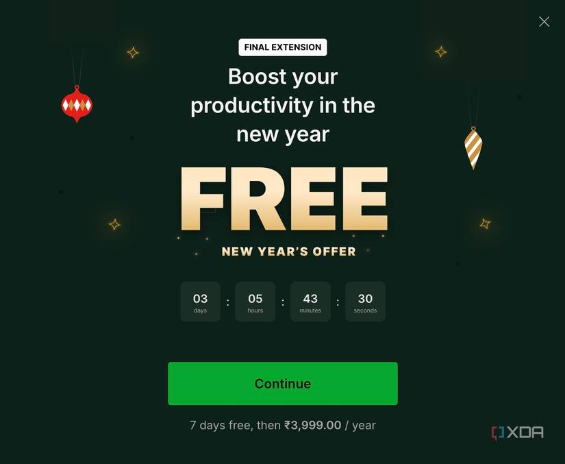 Evernote promotional banner