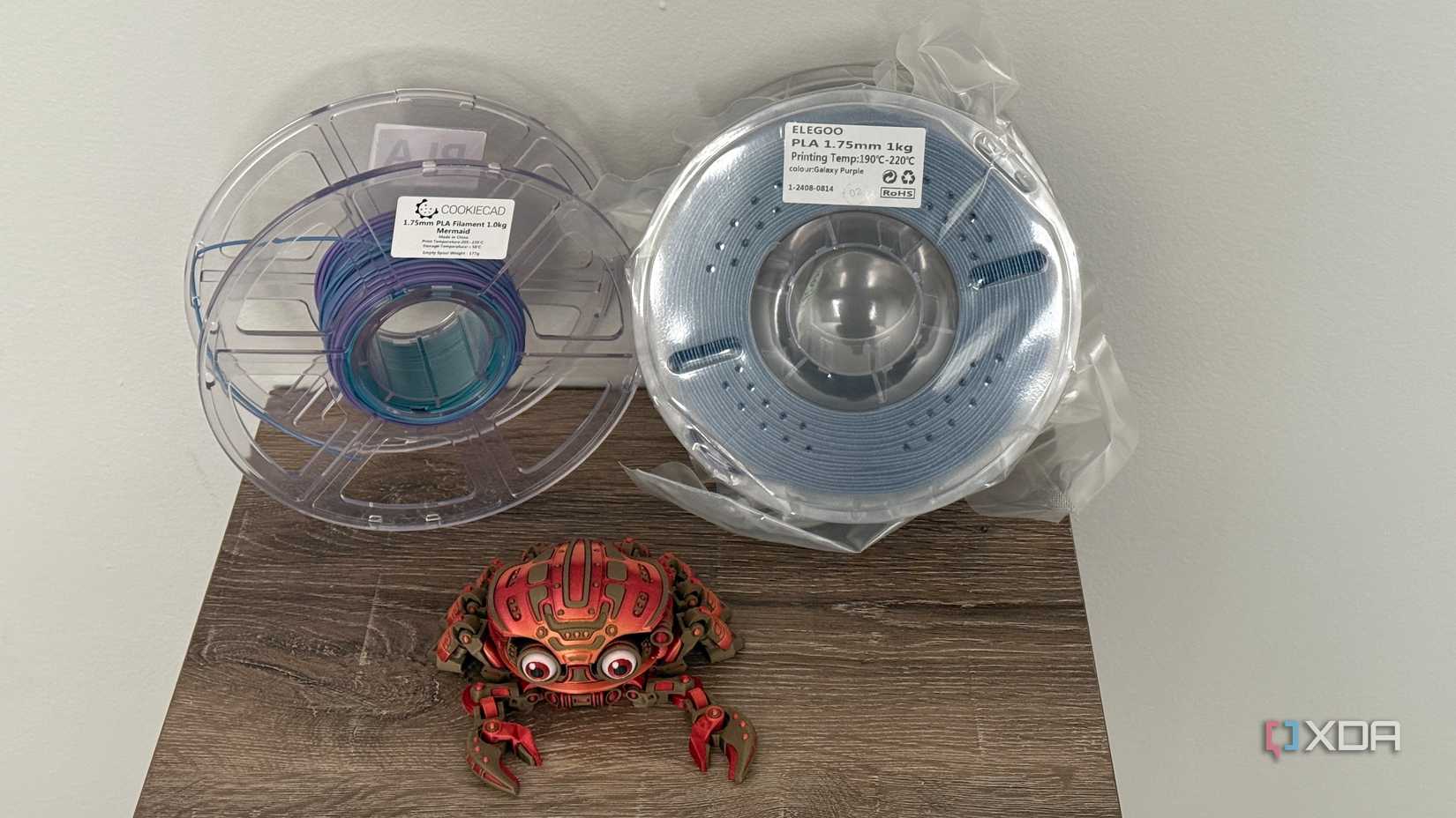 etiqueta de temperatura del filamento