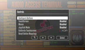Fruitbox Configure Buttons Menu Option