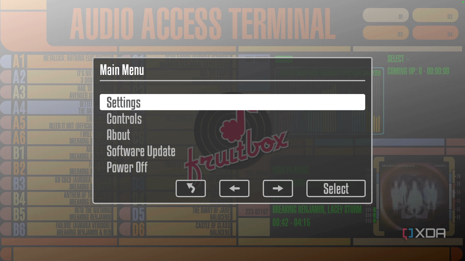 Fruitbox Main Menu