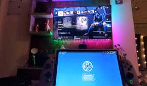 An image of the portable handheld Galileo G8 connecting with a local PlayStation 5.