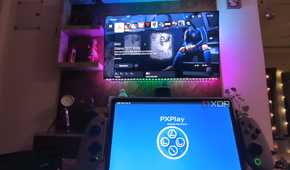 An image of the PXPlay app running on the Galileo G8's extended version