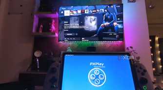 An image of the PXPlay app running on the Galileo G8's extended version
