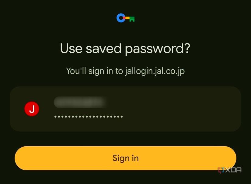 Gbaord password autofill