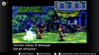 Screenshot of Golden Sun on the Game Boy Advance on the Nintendo Switch Online service