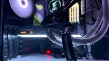 A white NVIDIA GeForce RTX 4090 inside a gaming PC