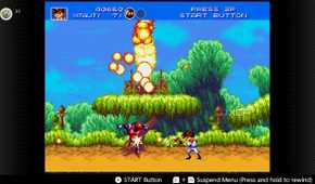 Screenshot of Gunstar Heroes for the Sega Genesis on the Nintendo Switch Online service
