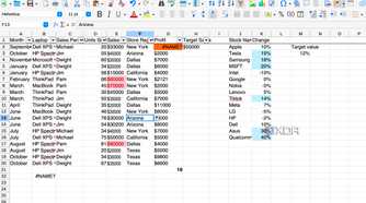 LibreOffice Calc scenario manager