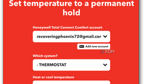 IFTTT smart home action fields