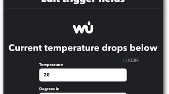 IFTTT smart home trigger fields