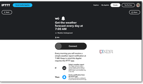 IFTTT WU notification Mac
