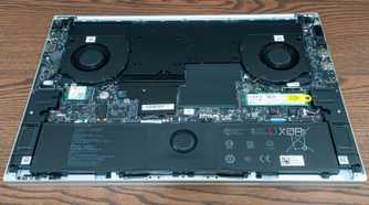 the insides of a Razer Blade 18