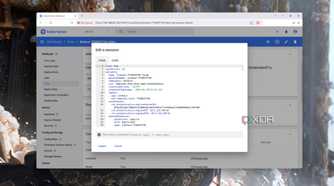 The pod config in the Kubernetes web UI