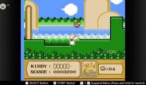 Screenshot of Kirby's Adventure on the NES