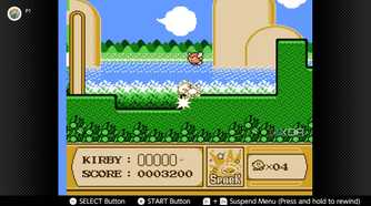 Screenshot of Kirby's Adventure on the NES