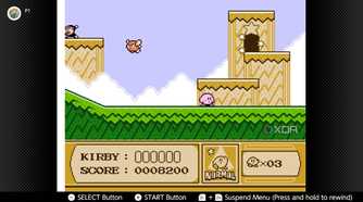 Screenshot of Kirby's Adventure on the NES