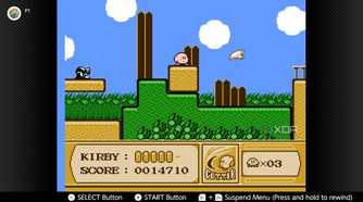 Screenshot of Kirby's Adventure on the NES