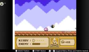 Screenshot of Kirby's Adventure on the NES during a boss fight