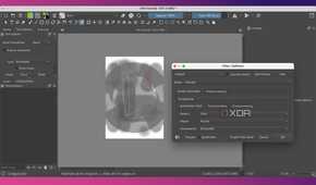 Krita halftone filter