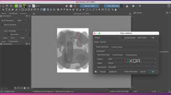 Krita halftone filter