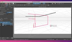 Krita Assistant Tools with 2-Point Plane
