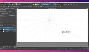 Krita Assistant Tools with Vanishing Point Plane