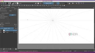 Krita Assistant Tools with Vanishing Point Plane