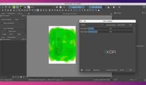 Krita pixelize filter