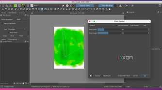 Krita pixelize filter