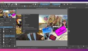 Krita Transform Tool settings