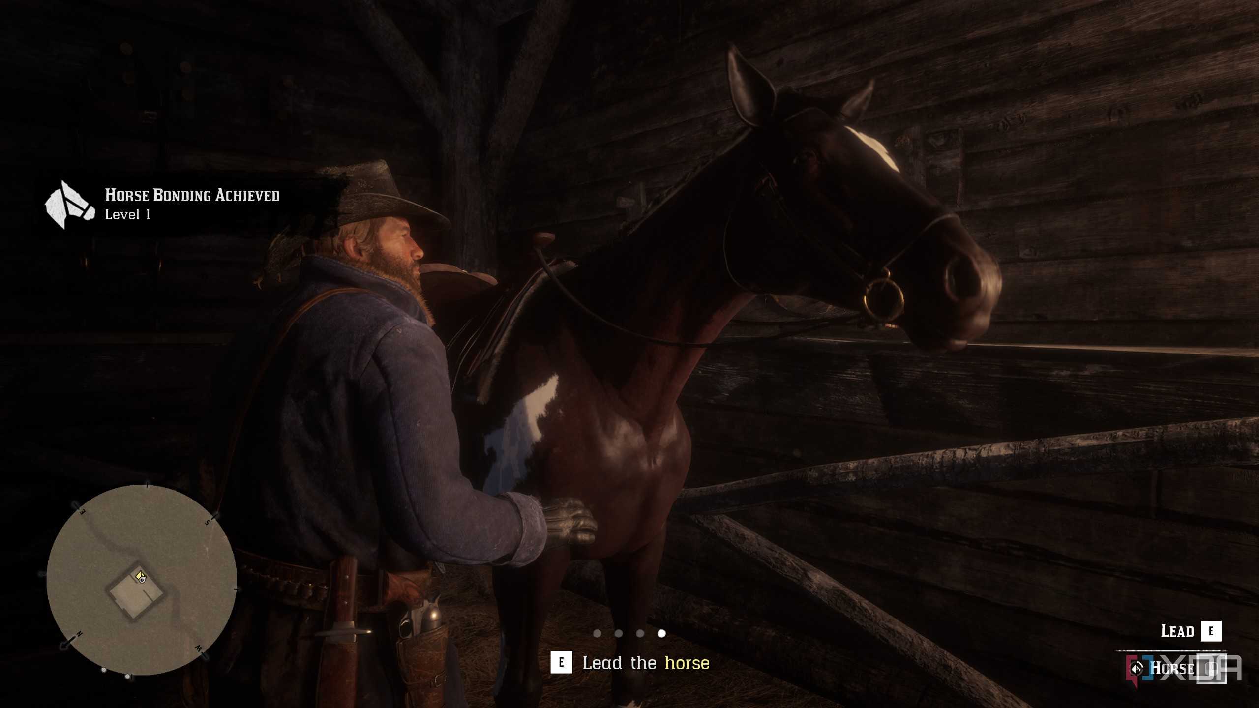 arthur morgan with a horse