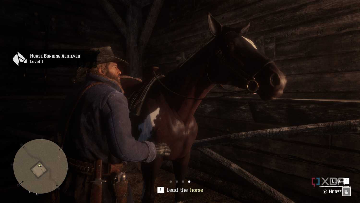 arthur morgan with a horse
