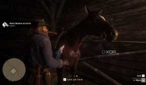 arthur morgan with a horse