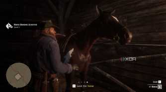 arthur morgan with a horse