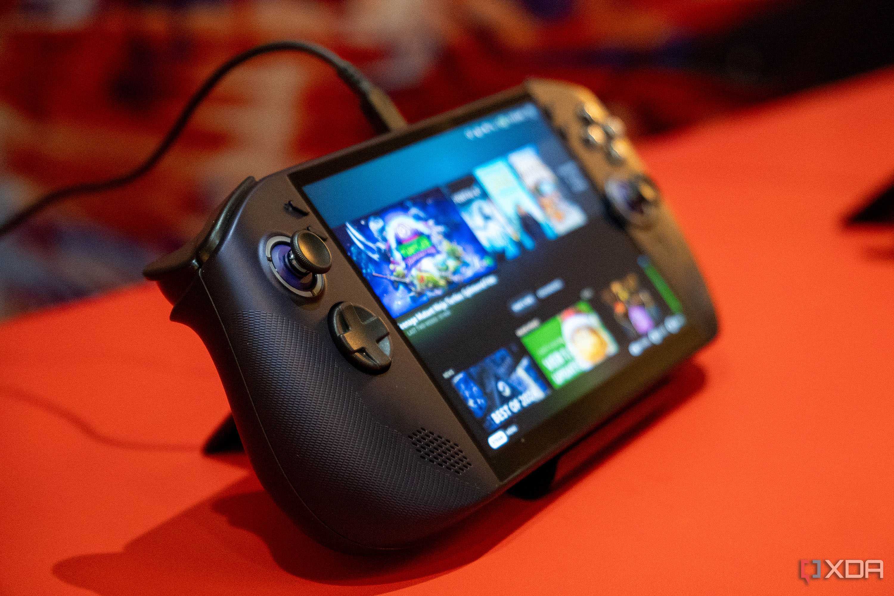 Lenovo Legion Go S with SteamOS.