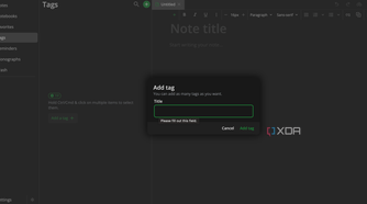 Notesnoo tags