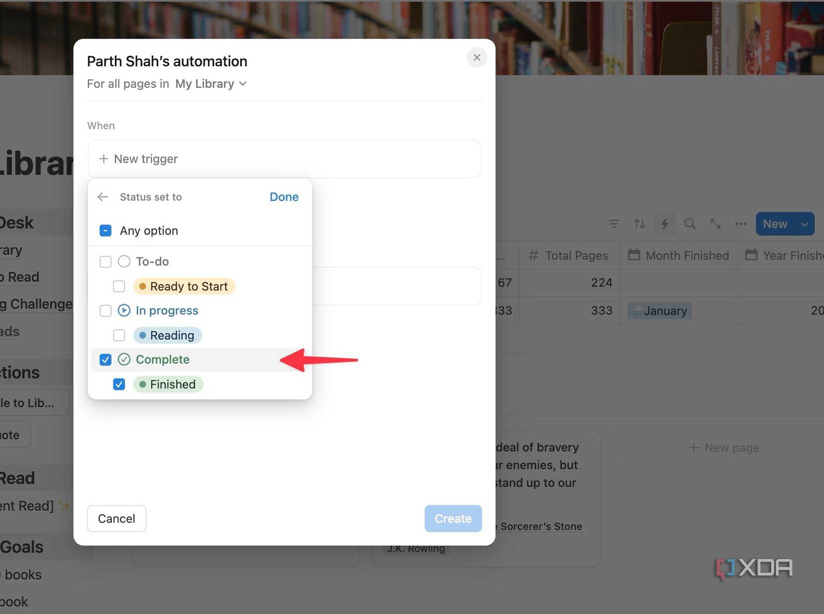 Notion automation