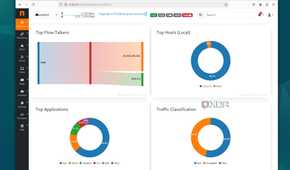 screenshot of ntopng traffic dashboard