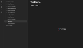 Obsidian note taker