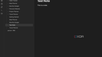 Obsidian note taker