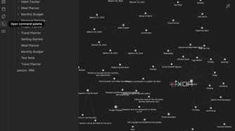 Obsidian notes graph