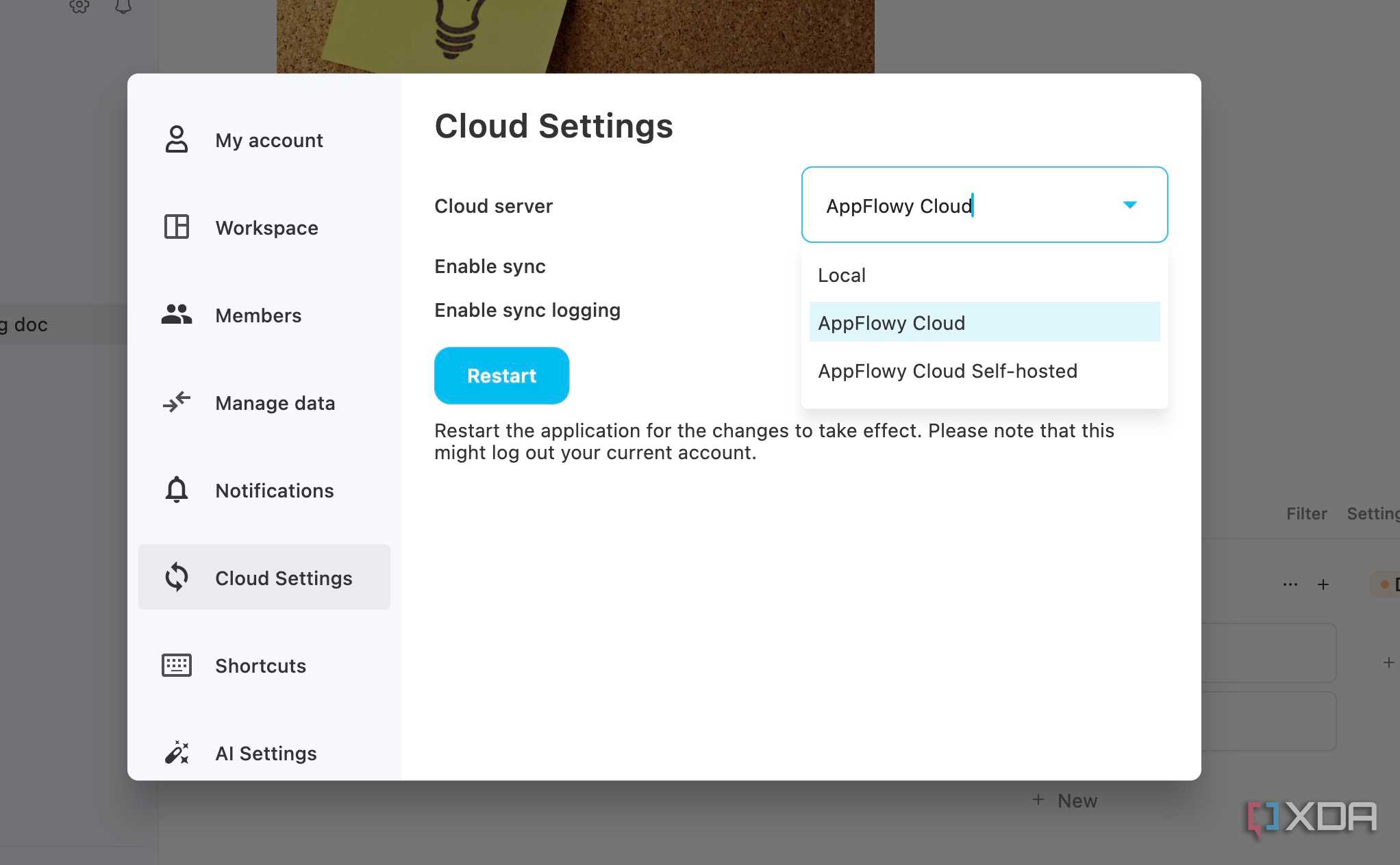 AppFlowy host on your server