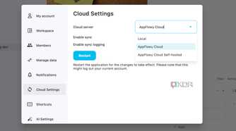 AppFlowy host on your server