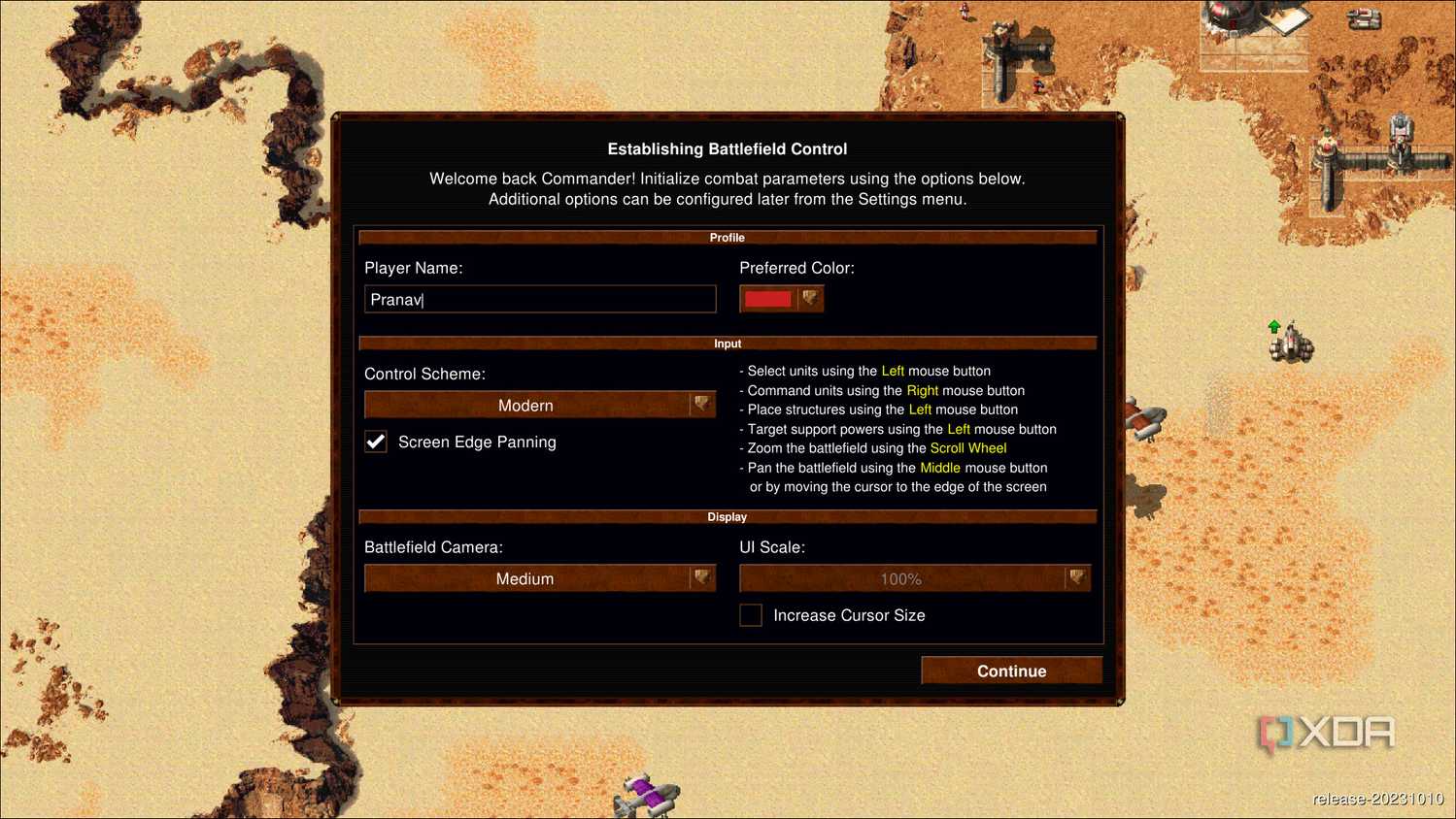OpenRA game sample 1