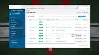 Multiple containers running in Portainer