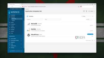 Adding a template in Portainer