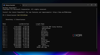 PowerShell ChildItem command