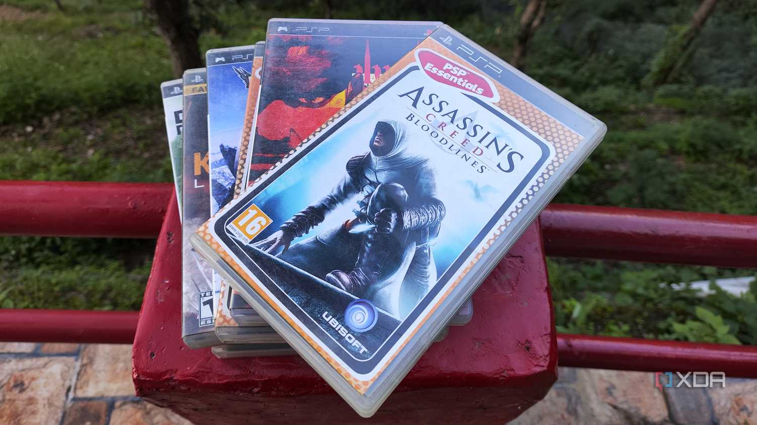 A bunch of PSP games
