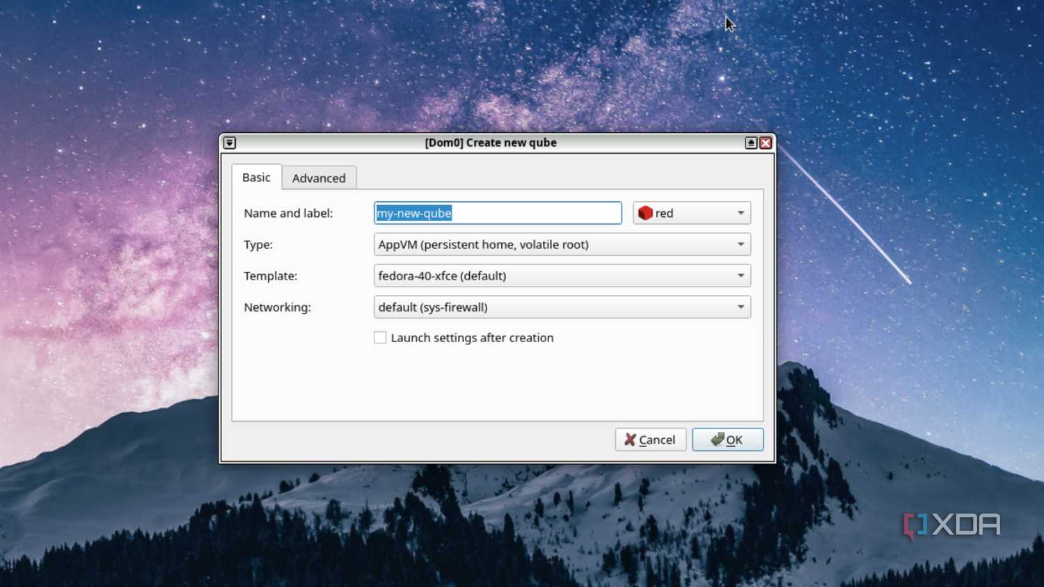 Creating a new Qube